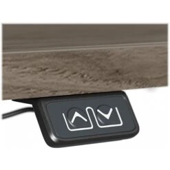 Bush Business Furniture Move 40 28"-48"H Electric Adjustable Standing Desk, Modern Hickory/Black (M4S7230MHBK) -Office Supplies Shop E806583B AB32 40E2 8908C2243F7E275A sc7