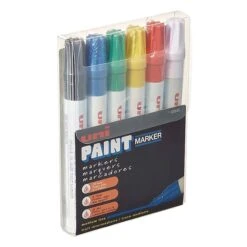 Uni PAINT PX-20 Oil-Based Marker, Medium Tip, Assorted Colors, 6/Set (63630) -Office Supplies Shop EEBFF3EE F22F 46EC 8E98D446D05CD3E4 sc7 1