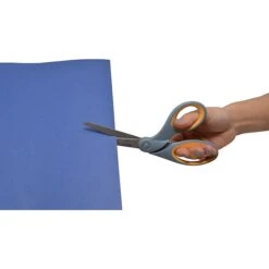 Westcott Titanium Bonded 8" Titanium Multi-Purpose/Heavy Duty Scissor, Sharp Tip, Gray/Yellow (13731) -Office Supplies Shop F85AE411 0981 4A10 938E8143900B4505 sc7