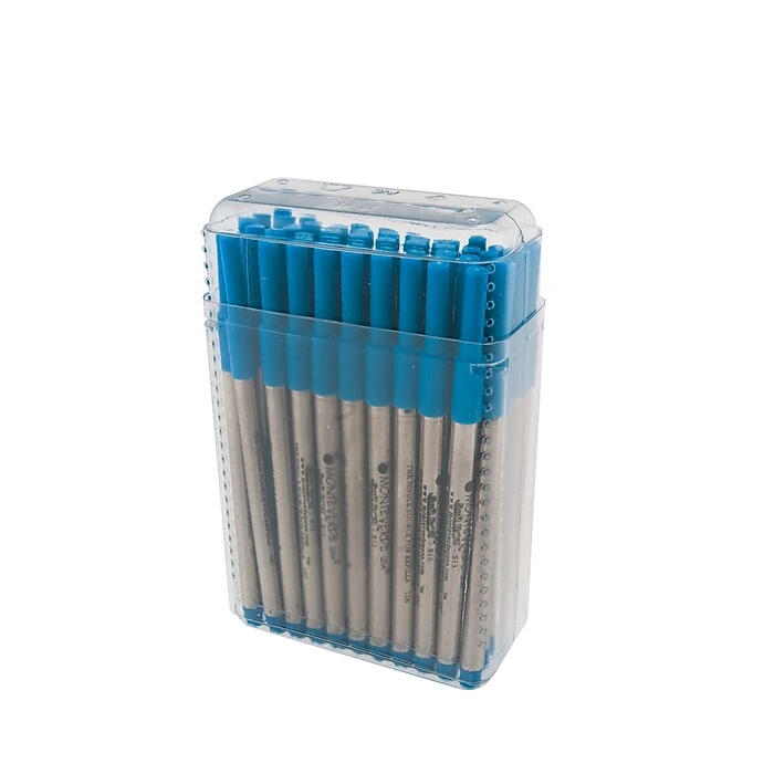 Monteverde® Medium Ballpoint Refill For Sheaffer Ballpoint Pens, Turquoise, 50/Pack 1 Monteverde® Medium Ballpoint Refill For Sheaffer Ballpoint Pens, Turquoise, 50/Pack