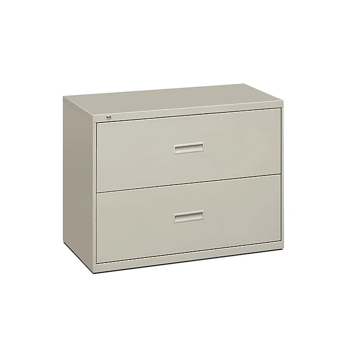 HON Lateral File, 2 Drawers, Molded Pull, 36"W, Light Gray Finish (BSX482LQ) 1 HON Lateral File, 2 Drawers, Molded Pull, 36"W, Light Gray Finish (BSX482LQ)