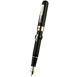 Conklin® Mark Twain Crescent Fountain Pen With Rose Gold Trim, Fine Nib, Black (CK71137) -Office Supplies Shop m000062765 sc7