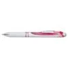 Pentel EnerGel Retractable Gel Pen, 0.7mm, Medium Point, Pink Ink (PENBL77PWP)