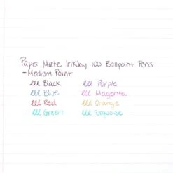 Paper Mate InkJoy 100RT Retractable Ballpoint Pen, Medium Point, Black Ink, Dozen (1803472) -Office Supplies Shop m002302768 sc7