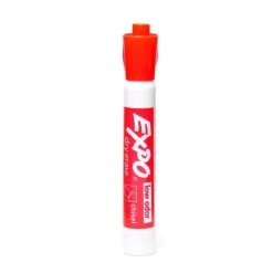 Expo Low-Odor Dry Erase Markers, Red, 6/Pack (73322-PK6)