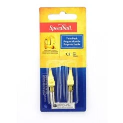 Speedball Flat Pen Nibs, C-2, Pack Of 2, 6/Pack (32673-PK6)