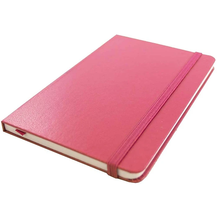 JAM Paper® Hardcover Notebook With Elastic, Large Journal, 5 7/8 X 8 1/2, Pink, 70 Lined Sheets, Sold Individually (340528856) 2 JAM Paper® Hardcover Notebook With Elastic, Large Journal, 5 7/8 X 8 1/2, Pink, 70 Lined Sheets, Sold Individually (340528856) - Image 2
