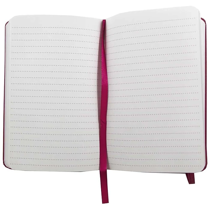 JAM Paper® Hardcover Notebook With Elastic, Large Journal, 5 7/8 X 8 1/2, Pink, 70 Lined Sheets, Sold Individually (340528856) 3 JAM Paper® Hardcover Notebook With Elastic, Large Journal, 5 7/8 X 8 1/2, Pink, 70 Lined Sheets, Sold Individually (340528856) - Image 3
