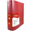 JAM Paper Designders 2" 3-Ring Flexible Poly Binder, Red Glass Twill (820T2RD)