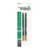 Schmidt 888 Safety Ceramic Rollerball Plastic Tube Refill, Fits Universal Pens, Fine, Red, 2 Pack (SC58110)