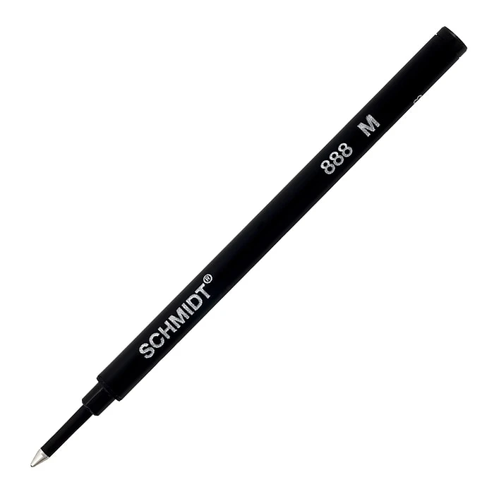 Schmidt 888 Safety Ceramic Rollerball Plastic Tube Refill, Fits Universal Pens, Medium, Black, 2 Pack (SC58111) 3 Schmidt 888 Safety Ceramic Rollerball Plastic Tube Refill, Fits Universal Pens, Medium, Black, 2 Pack (SC58111) - Image 3
