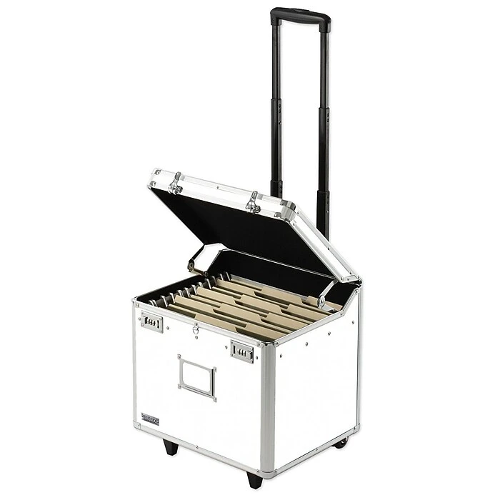 Vaultz®, Locking Mobile Business Case, Letter, White (VZ00381) 1 Vaultz®, Locking Mobile Business Case, Letter, White (VZ00381)