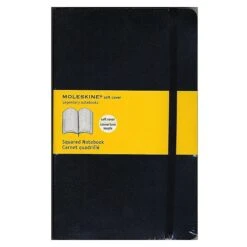 Moleskine Classic Soft Cover Notebooks Graph 5 In. X 8 1/4 In. 192 Pages [Pack Of 3] (3PK-9788883707186)