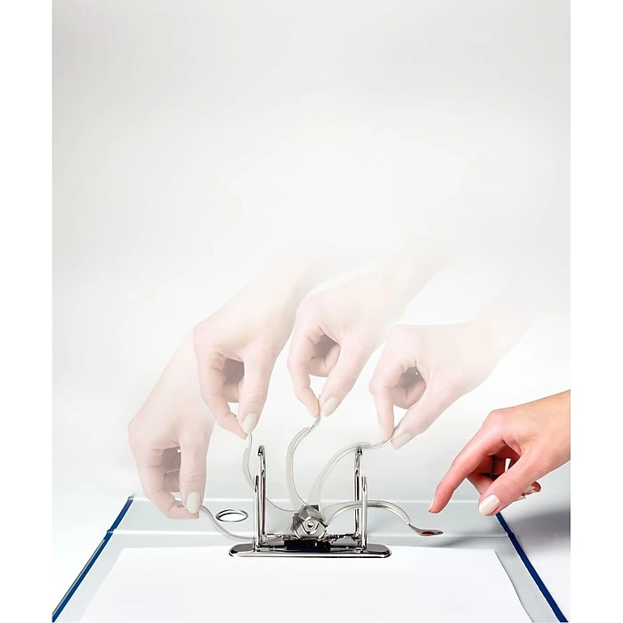 Leitz 180 Standard 2" 2-Ring A4 Sized European Binder, Blue (10105035) 4 Leitz 180 Standard 2" 2-Ring A4 Sized European Binder, Blue (10105035) - Image 4