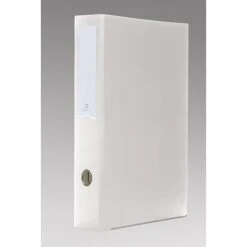 Bindertek One Touch 2" 3-Ring Legal Binder, White (3LGLSLIMN-WH)