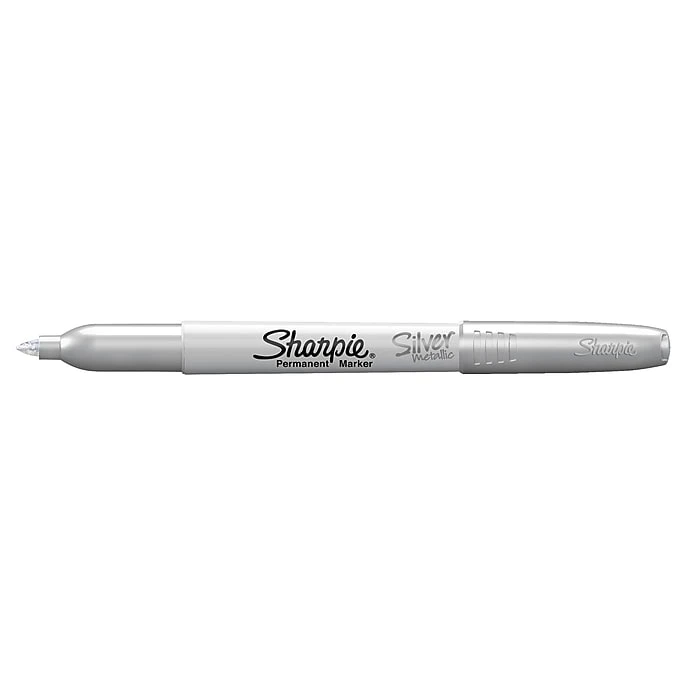 Sharpie Permanent Marker, Fine Tip, Metallic Silver, 36/Pack (2003899) 3 Sharpie Permanent Marker, Fine Tip, Metallic Silver, 36/Pack (2003899) - Image 3