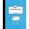 Pacon® Composition Notebook, 9.75" X 7.5", Manuscript Ruled, 24 Sheets, Blue Marble, Each (PACMMK37138)