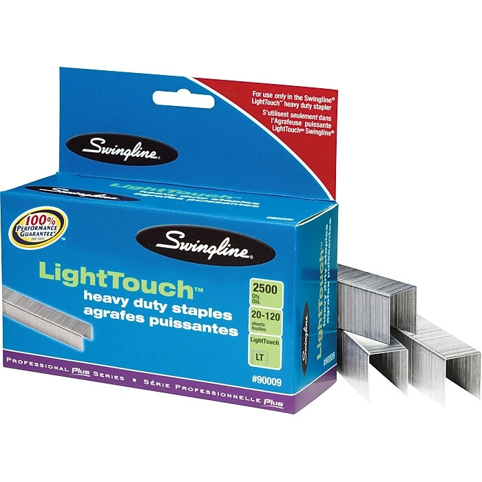 Swingline® LightTouch® Heavy Duty Staples, 5/8" Length, 2,500/Per Box (90009) 3 Swingline® LightTouch® Heavy Duty Staples, 5/8" Length, 2,500/Per Box (90009) - Image 3
