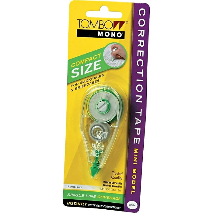 Tombow® Tombow MONO Mini Correction Tape, White (68650) 1 Tombow® Tombow MONO Mini Correction Tape, White (68650)