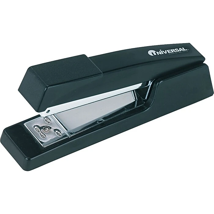 Universal Full Strip Stapler, Fastening Capacity 15 Sheets/20 Lb., Black 1 Universal Full Strip Stapler, Fastening Capacity 15 Sheets/20 Lb., Black