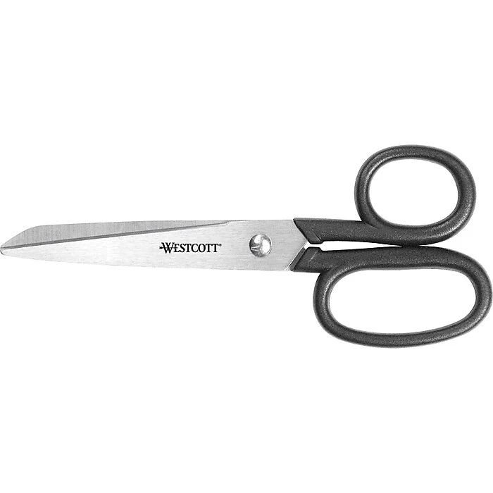 Westcott® All Purpose Kleencut® 6" Stainless Steel Scissors, Pointed Tip, Black (19016) 1 Westcott® All Purpose Kleencut® 6" Stainless Steel Scissors, Pointed Tip, Black (19016)