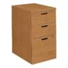 HON 10500 Series Office Collection In Harvest, 3-Drawer Mobile Pedestal File