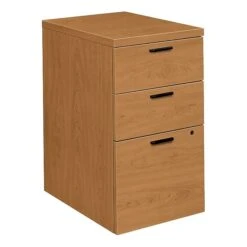 HON 10500 Series Office Collection In Harvest, 3-Drawer Mobile Pedestal File
