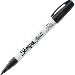 Sharpie Oil-Based Paint Marker, Fine Tip, Black (35534)