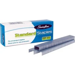 Swingline® Standard Staples, 1/4" Length, 210 Per Strip, 5,000/Per Box, 5/Box (35101S)