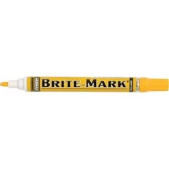 BRITE-MARK Paint Marker, Yellow, 12/Box (253-84004)
