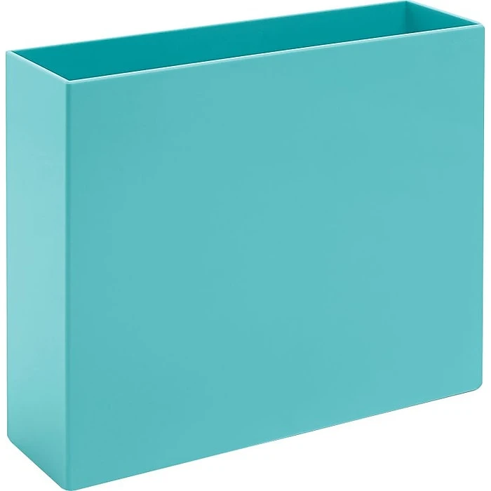 Poppin Plastic File Box, Letter Size, Aqua (101274) 5 Poppin Plastic File Box, Letter Size, Aqua (101274) - Image 5