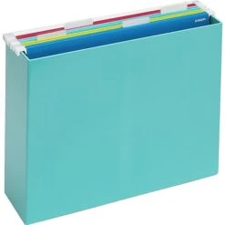 Poppin Plastic File Box, Letter Size, Aqua (101274) 8 Poppin Plastic File Box, Letter Size, Aqua (101274) -Office Supplies Shop s0927493 sc7