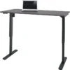 Bestar® 60"W Electric Height-Adjustable Table, Slate (65867-59)