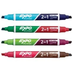 Expo 2-in-1 Dry Erase Markers, Chisel Tip, Assorted, 4/Pack (1944656) 7 Expo 2-in-1 Dry Erase Markers, Chisel Tip, Assorted, 4/Pack (1944656) -Office Supplies Shop s1009571 sc7