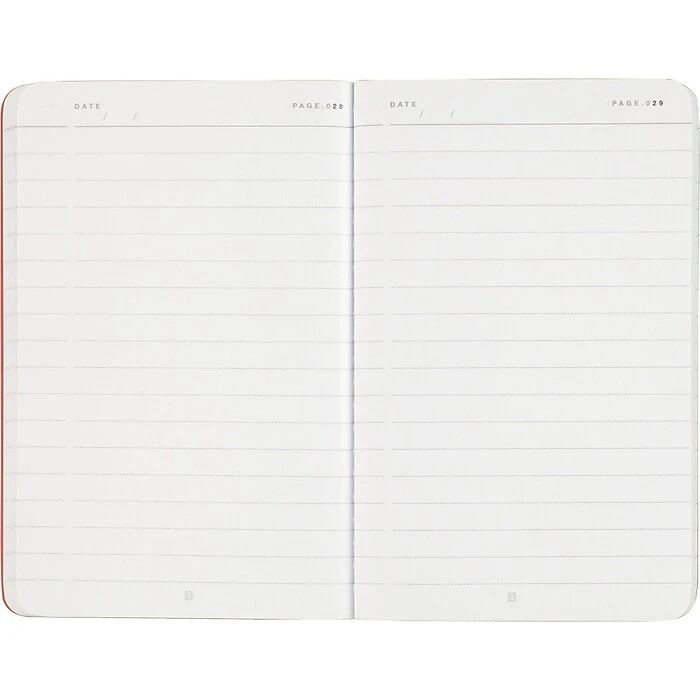 Black N' Red Business Notebook, 5-1/2" X 3-1/2", Wide Ruled, 71 Sheets, Black (400065001) 2 Black N' Red Business Notebook, 5-1/2" X 3-1/2", Wide Ruled, 71 Sheets, Black (400065001) - Image 2