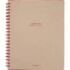 AT-A-GLANCE Twinwire Professional Notebook, 11" X 8 3/4", Wide Ruled, 80 Sheets, Tan/Red (YP141-07)