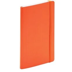 Poppin Orange Medium Softcover Notebooks, Set Of 25