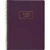 Cambridge® Fashion Twinwire Business Notebook, 80 Sheets, 9-1/2" X 7-1/4", Purple