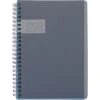 Oxford Idea Collective Professional Notebook, 8" X 4-7/8", College Ruled, 80 Sheets, Gray (57010IC)