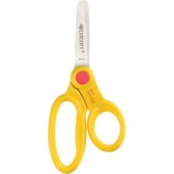 Westcott 5" Stainless Steel Kid's Scissors, Blunt Tip, Assorted Colors (14606) -Office Supplies Shop s1045121 sc7