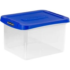 Bankers Box Heavy-Duty Plastic File Box, Letter/Legal Size, Blue/Clear (0086201) 11 Bankers Box Heavy-Duty Plastic File Box, Letter/Legal Size, Blue/Clear (0086201) -Office Supplies Shop s1111456 sc7
