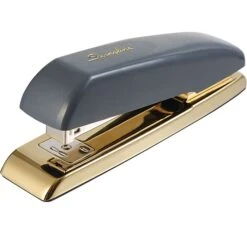 Swingline Durable Desk Stapler, 20 Sheet Capacity, Gray/Gold (64703)