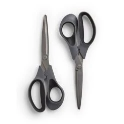 TRU RED™ 8" Stainless Steel Scissors, Straight Handle, 2/Pack (TR55022)