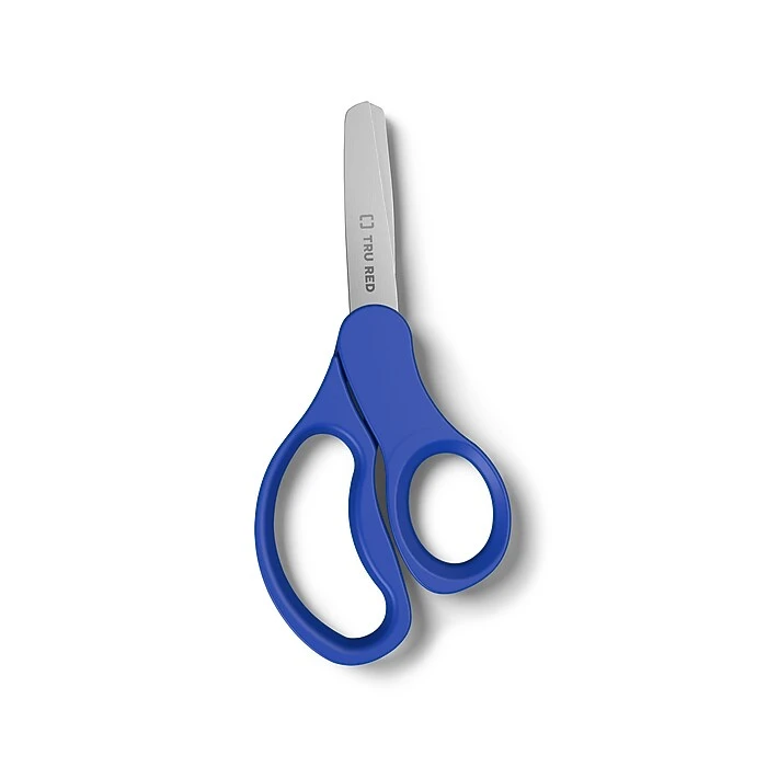 TRU RED™ Junior 5" Kids Blunt Tip Stainless Steel Scissors, Straight Handle, Right & Left Handed, 2/Pack (TR55055) 5 TRU RED™ Junior 5" Kids Blunt Tip Stainless Steel Scissors, Straight Handle, Right & Left Handed, 2/Pack (TR55055) - Image 5