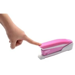 Bostitch InCourage™ Spring-Powered Desktop Stapler, 20-Sheet, Pink/White (1188) -Office Supplies Shop s1153378 sc7