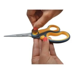Westcott® Titanium Bonded® Non-Stick 8" Scissors, Adjustable Glide, Pointed Tip, Gray/Yellow (14849) 7 Westcott® Titanium Bonded® Non-Stick 8" Scissors, Adjustable Glide, Pointed Tip, Gray/Yellow (14849) -Office Supplies Shop s1175245 sc7 1