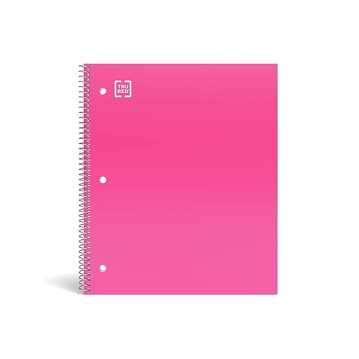 TRU RED™ Premium 1-Subject Notebook, 8" X 10.5", Wide Ruled, 100 Sheets, Red, 12 Notebooks/Carton (TR20958CT) 6 TRU RED™ Premium 1-Subject Notebook, 8" X 10.5", Wide Ruled, 100 Sheets, Red, 12 Notebooks/Carton (TR20958CT) - Image 6
