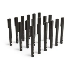 TRU RED™ Pen Permanent Markers, Fine Tip, Black, 36/Pack (TR54545)