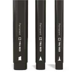 TRU RED™ Pen Permanent Markers, Fine Tip, Red, 12/Pack (TR54539) -Office Supplies Shop s1195023 sc7