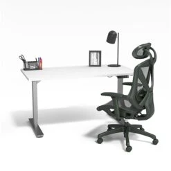 Union & Scale™ Essentials 26"-52" Adjustable Desk, White (UN56206) -Office Supplies Shop s1201510 sc7